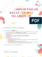 Arifah Nailah 12 Ipa 2 PPT Walisongo