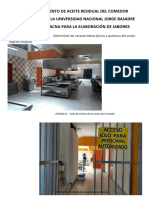 Aprovechamiento de Aceite Residual Del Comedor Universitario de La Universidad Nacional Jorge Basadre Grohmann