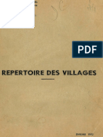 Répertoire Des Villages Au Sénégal