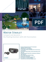 Water Starlet: Compact and Dynamic - The Floating Fountain With LED Illumination