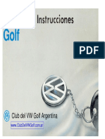 Manual de Usuario VW Golf MK3