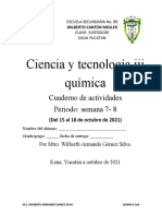 SEMANA 7 y 8  ACT QUIMICA 3oA GOSW KAUA