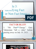 Identifying Fact and Non Fact Images Week 3