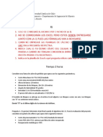 No Se Corregirán Los Excel Pero Estos Deben Entregarse Junto Con La I1 Pues Las Fórmulas Van A Revisarse