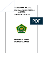 Program Kerja Perpustakaan Madrasah Aliyah Negeri Man 6 Jakarta 2019 2020