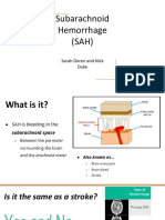 Subarachnoid Hemorrhage Final