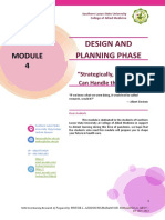 Design and Planning Phase: "Strategically, I Know You Can Handle The Study"