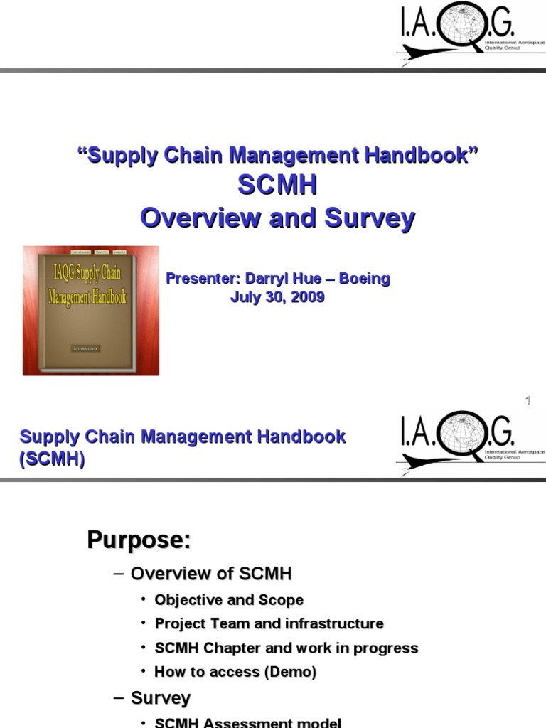 SCMH Overview and Survey | PDF | Supply Chain | Project Management