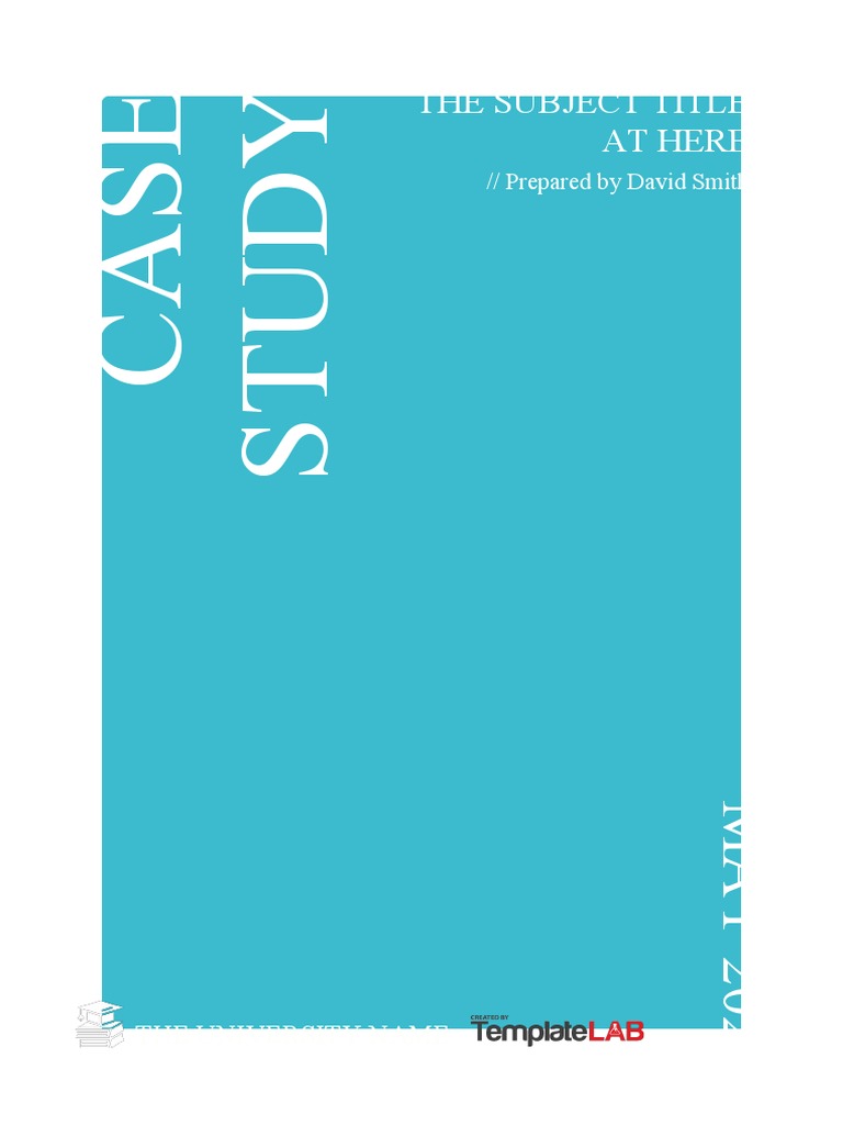 Case Study Cover Page PDF