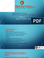 Finanzas II, Exposicion Docente