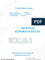 Motivasi Kewirausahaan