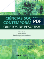 Vera Chaia Lucia Bógus Luís Felipe Magalhães - Ciências Sociais Contemporâneas - Objetos de Pesquisa