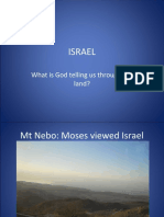 Israel: What Is God Telling Us Through The Land?