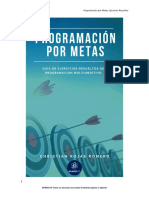 Programación por Metas Ejercicios