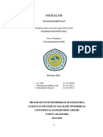 Sejarah Himpunan - Tugas Sejarah Matematika 