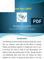 3 June Plan (1947) : Raj Muhammad Khan