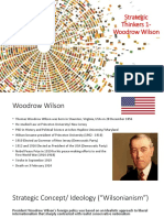 Strategic Thinkers 1-Woodrow Wilson: Seminar World Strategic and
