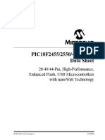 datasheet PIC18F2550 -  micro I