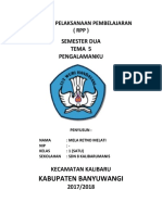 RPP SD Kelas 1 Semester 2 - Pengalamanku