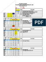 Kalender Akademik Smester I dan II TP. 2021-2022