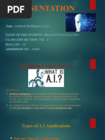 Artificial Intelligence (.A.I.) : Topic