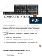 Commercial Mathematics: Compound Interest