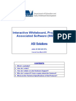 Interactive Whiteboard, Projectors & Associated Software (INWPAS)