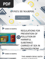 Annex Iii Marpol: Reporter: Renato JR E. Amac Ivan Buagas