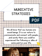 Communicative Strategies