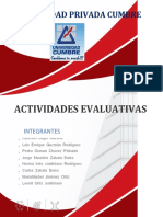 ACTIVIDADES EVALUATIVAS GRUPO 6 Nuevo