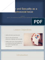 Gender and Sexuality As A Psychosocial Issue