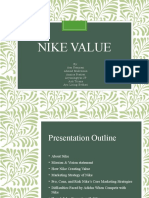 Nike's Marketing Strategies and Value Creation Analyzed