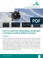 How To Meet The Demanding Challenges Involved in Testing GNSS Receivers?