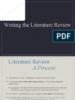 Writing A Literature Review in Psychology and Other Majors