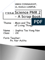 Theme: Main and The Variety of Living Things Name: Sophia Teo Yong Nan Class: 2A Form Teacher: Pn. Nor Azlita