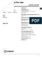 Manual de Utilizare Indesit IWE6125