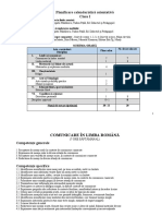 Planificare Calendaristica Clasa I Editura EDU