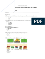 Penilaian Harian Tema / Subtema:3. Tugasku Sehari - Hari /2. Tugasku Sehari - Hari Di Sekolah Nama: Kelas: Ii (Dua) Semester: I