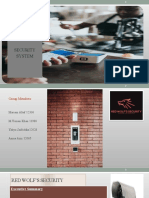 Security System - Marketing Final Project