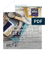 Understanding Teenagers in The ELT Classroom: Practical Ideas and Advice For Teaching Teenage Students in The English Language Classroom - Usage & Grammar Guides