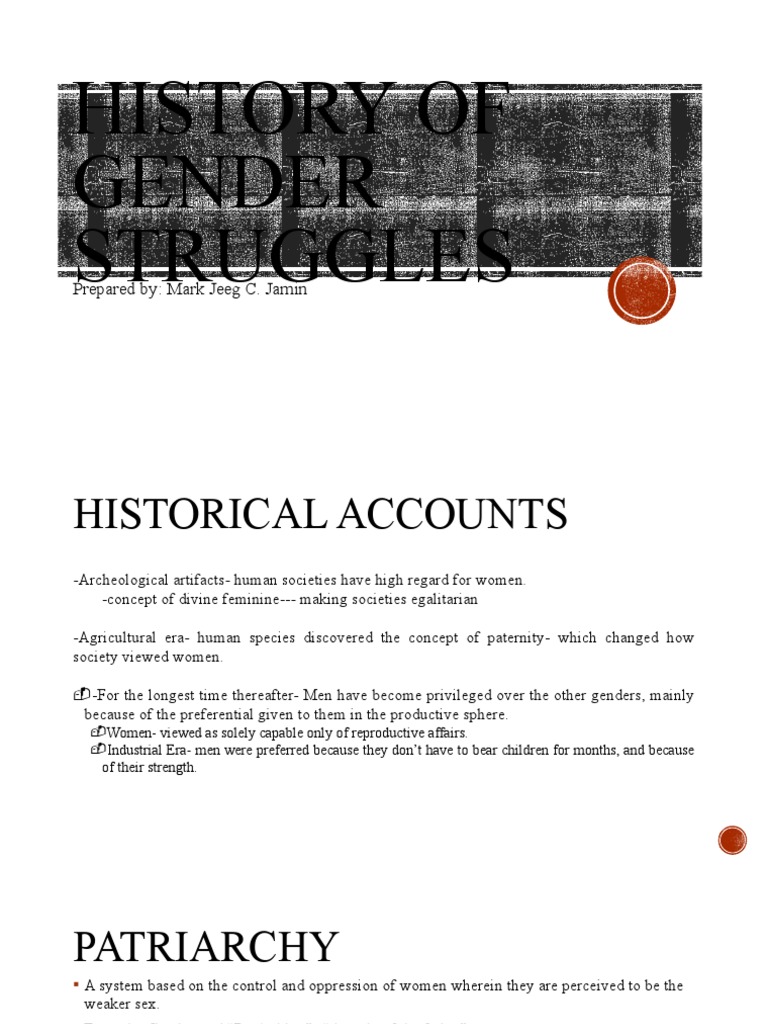History of Gender Struggles | PDF | Feminism | Gender Studies