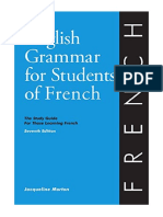 English Grammar For Students of French 7th Edition - Jacqueline Morton
