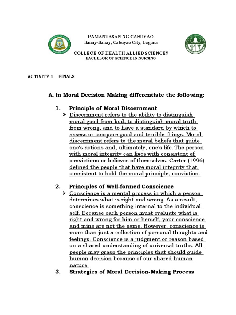 a-in-moral-decision-making-differentiate-the-following-1-principle