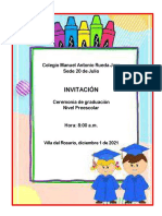 Invitación Graduación 2021
