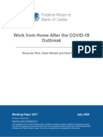 Work From Home After The COVID-19 Outbreak: Alexander Bick, Adam Blandin and Karel Mertens