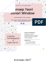 Konsep Teori Johari Window: Pertemuan Ke-9 Komunikasi Efektif