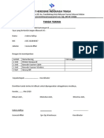 Tanda Terima Printer, Scanner, Airwaybill