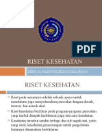 RISET KESEHATAN - PPTX (Pertemuanke-1)