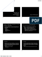 History of Western Philosophy Types of Philosophy