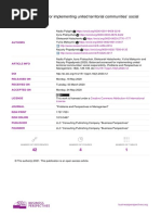 Balanced Scorecard For Implementing United Territorial Communities' Social Responsibility